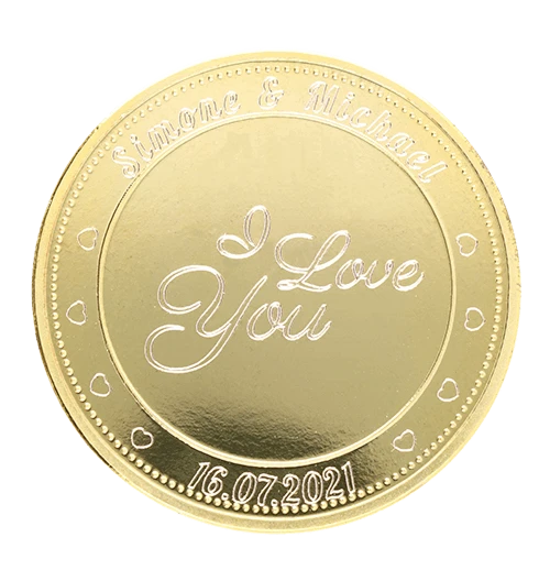 For Mother's day - engraving coin